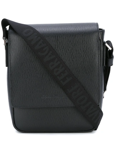 Ferragamo Textured Messenger Bag