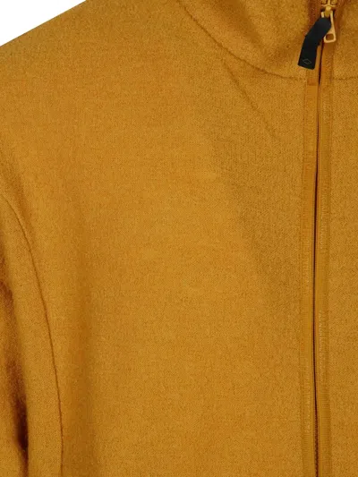 Pas Normal Studios Off-race Boiled Wool Sweater In Brown