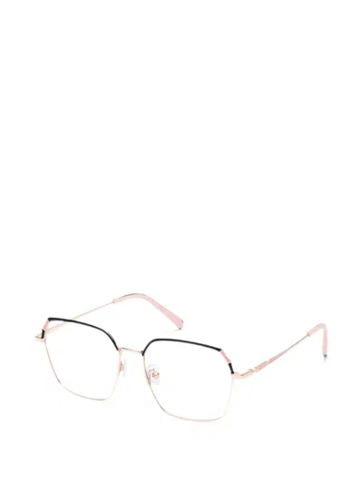 Pucci Square-frame Glasses In Pink