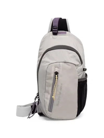 Peak Performance Ripstop Logo-print Backpack In Gray