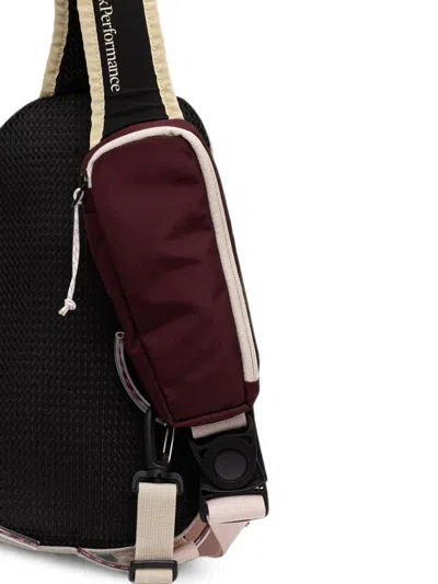 RIPSTOP-TEXTURE LOGO-PRINT BACKPACK