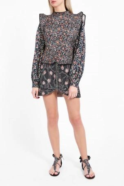 Shop Isabel Marant Prickly Quilt Skirt