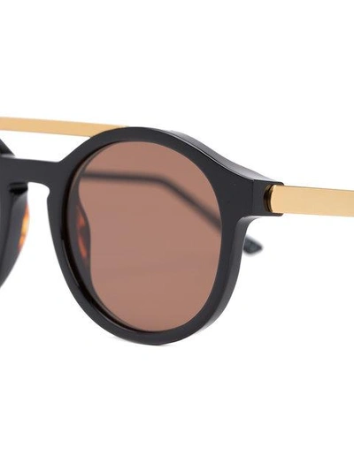 Shop Thierry Lasry Round Sunglasses In Black