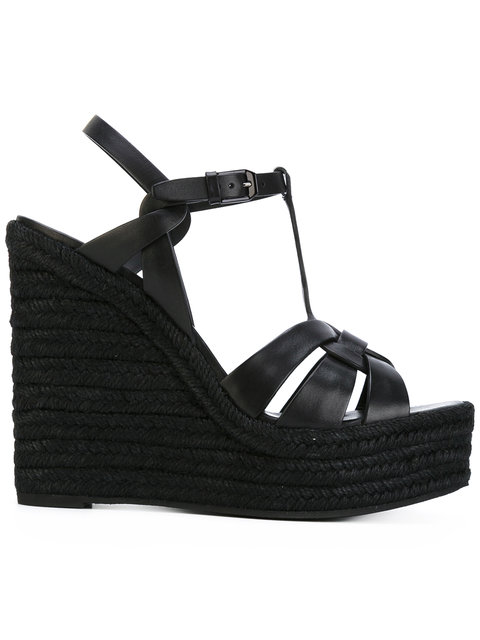 saint laurent wedge shoes