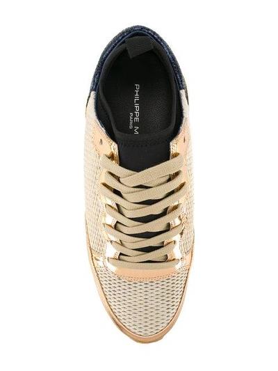 Shop Philippe Model 'bright' Sneakers - Yellow