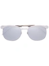 LINDA FARROW square frame sunglasses,METAL100%
