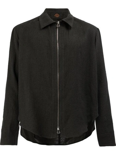Shop L'eclaireur Indianapolis Zip Shirt Jacket In Black