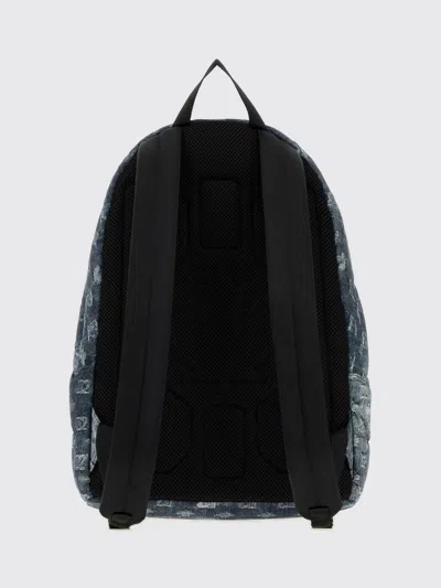 Dsquared2 Dsquared D2 Monogram Printed Fabric Backpack 30.5 Cm In Blue