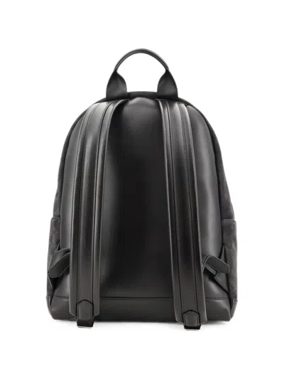 Tom Ford Suede Backpack With Maxi Zip On The Front In Brown