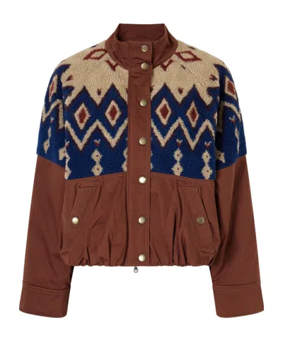 Veronica Beard Knoll Geometric-pattern Jacket In Multi