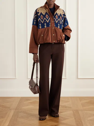 Veronica Beard Knoll Geometric-pattern Jacket In Multi
