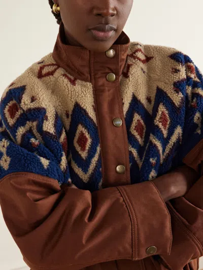 Veronica Beard Knoll Geometric-pattern Jacket In Multi