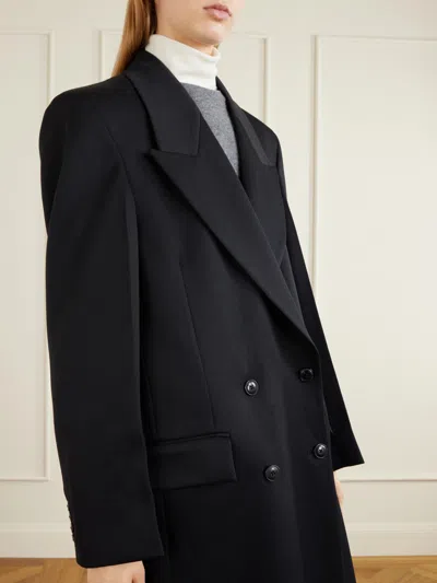 Rohe Double-breasted Wool Coat In Multi