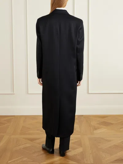 Rohe Double-breasted Wool Coat In Multi