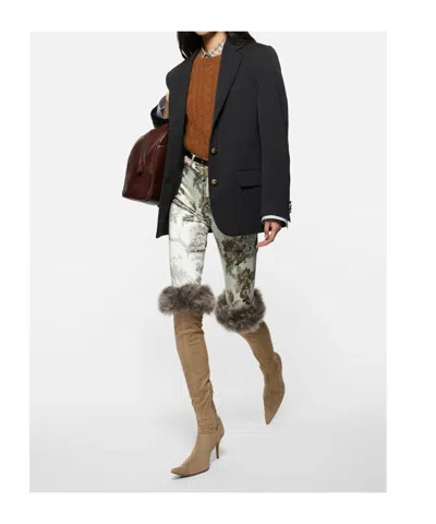 Acne Studios Layered Wool Blazer In Black