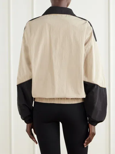 Stella Mccartney Paneled Shell Jacket In Neutral