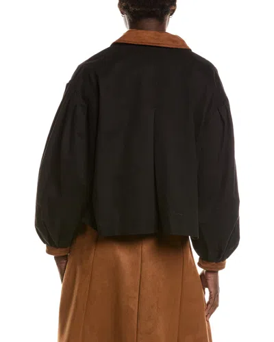 Hunter Zip Front Jacket In Black