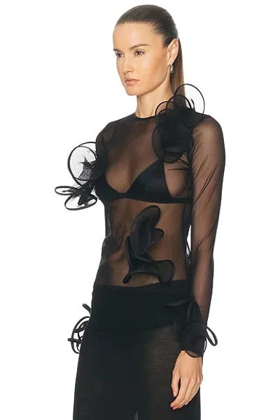 Sid Neigum Scribble Top In Black