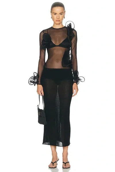 Sid Neigum Scribble Top In Black