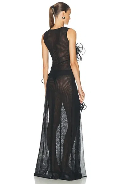 Sid Neigum Scribble Dress In Black