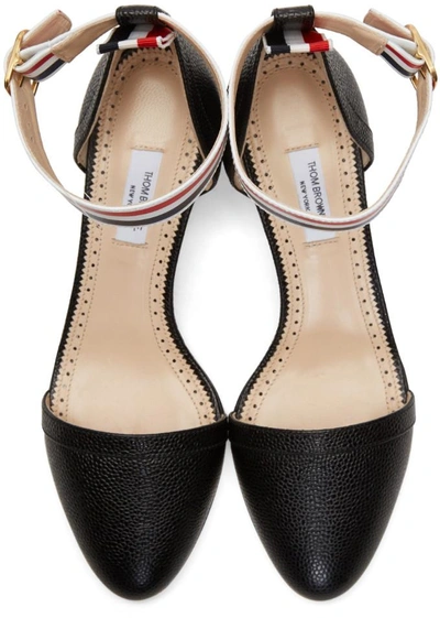 Shop Thom Browne Black D'orsay Heels