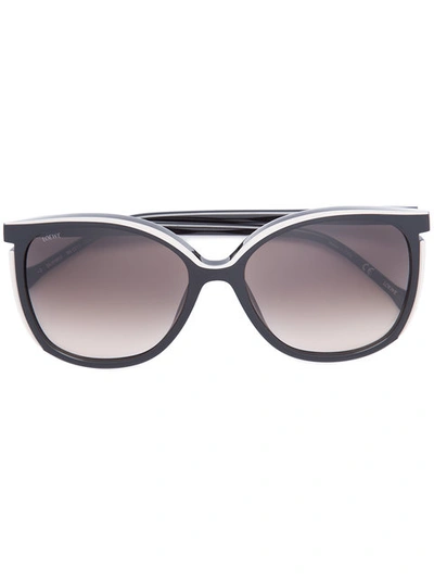 Loewe Brown 'vedra' Sunglasses In Black