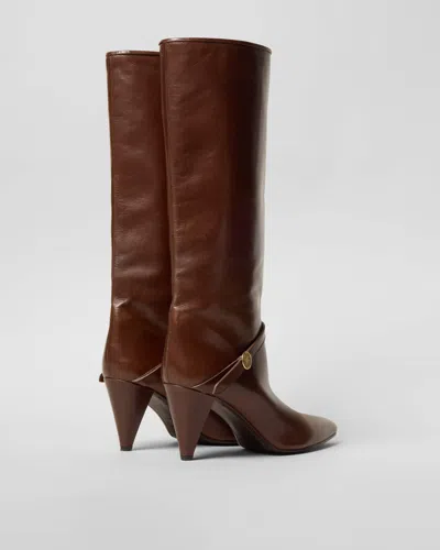 Celine Sharp Boot In Brown