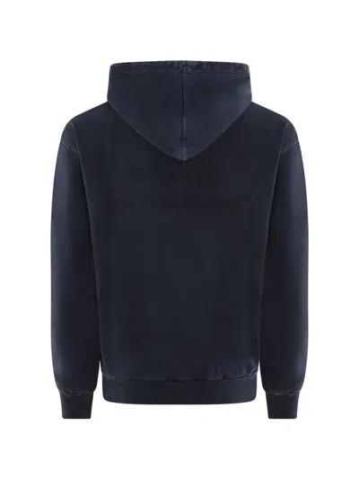 Bram's Fruit Distressed-effect Hoodie In Blue