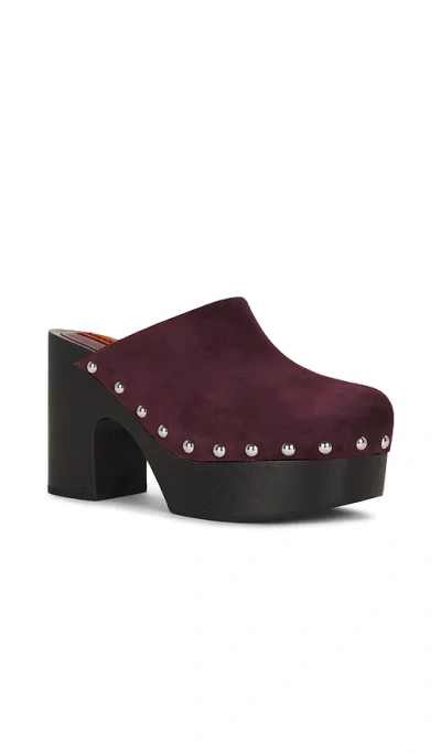 Simon Miller Sol Stud-embellished Platform Clogs In Brown