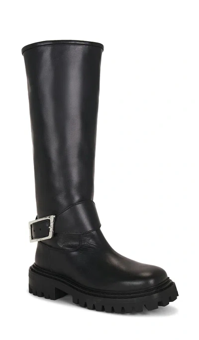 Samsoe & Samsoe Sacharisma Biker Boot In Black