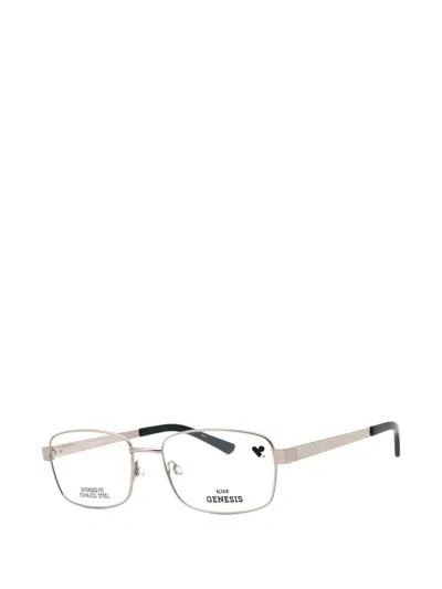 Genesis Rectangle-frame Glasses In Gray