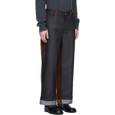 Re;code Panelled Jeans In Multi