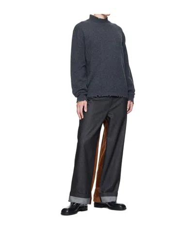 Re;code Panelled Jeans In Multi