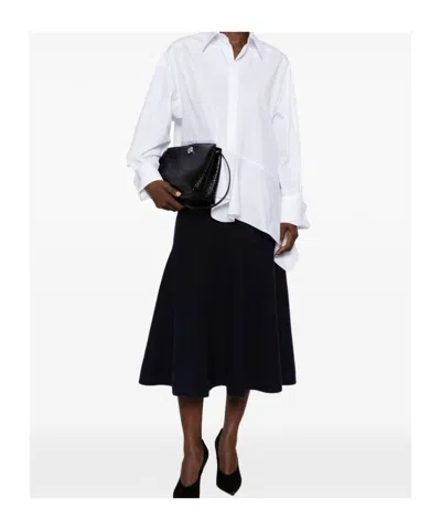 Alaïa Cashmere Flared Skirt In Black