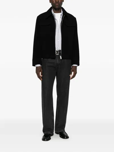 Second / Layer Jefe Woven Bomber Jacket In Black