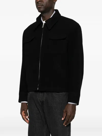Second / Layer Jefe Woven Bomber Jacket In Black