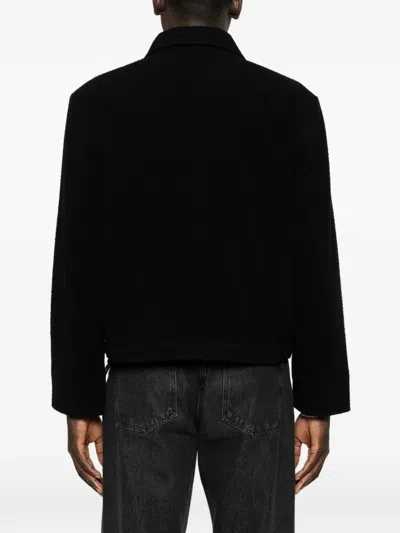 Second / Layer Jefe Woven Bomber Jacket In Black