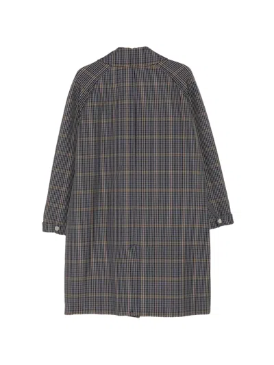 Tela Check-pattern Nathan Coat In Gray