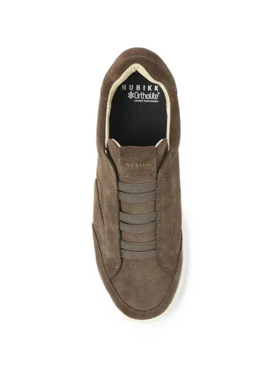 Nubikk Vick Ease Elasticated-strap Sneakers In Brown