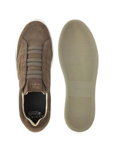 Nubikk Vick Ease Elasticated-strap Sneakers In Brown