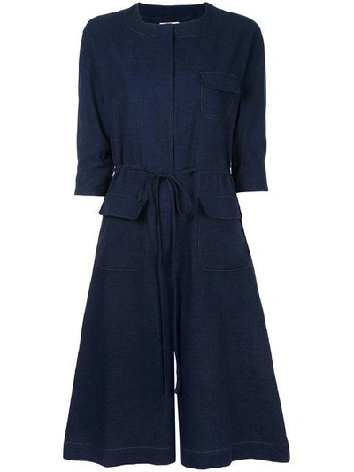 Shop Caramel Workwear Jumpsuit - Blue