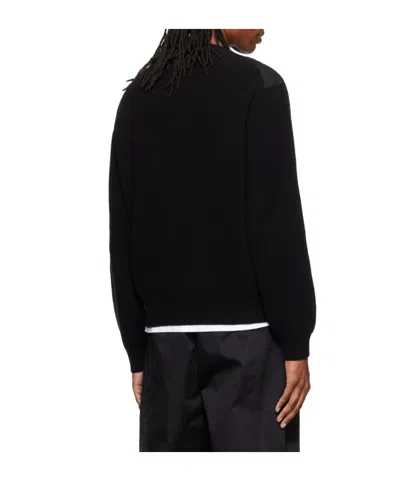 Re;code Checkerboard Sweater In Black