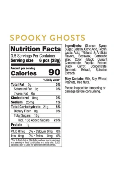 Sugarfina 3-pack Spooky Ghosts Candy Cubes In Multi