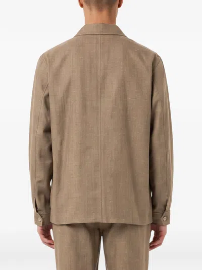 Our Legacy Pack Button-up Collared Jacket In Brown