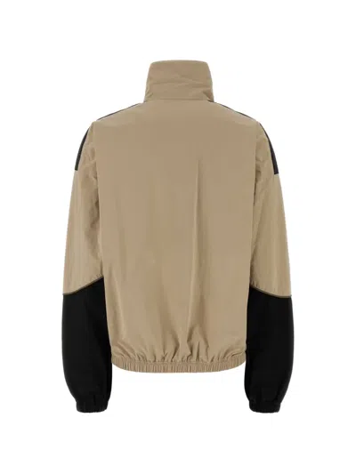 Stella Mccartney Polyester-blend Bomber Jacket With Viscose Lining In Brown