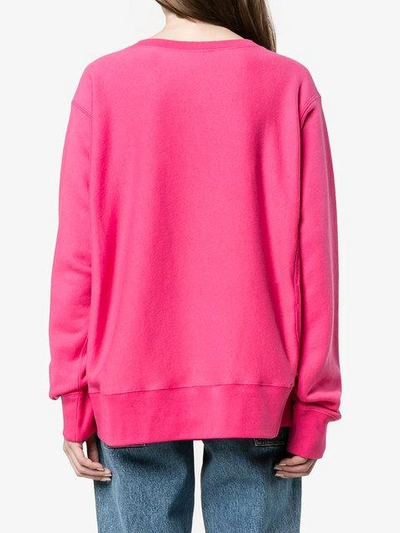 Shop Gucci Print Oversized Sweatshirt
