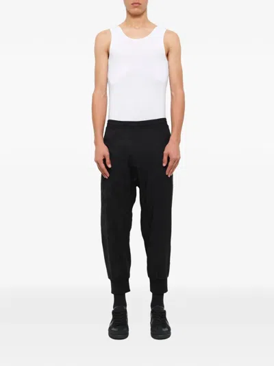 Neil Barrett Camouflage-pattern Track Pants In Black
