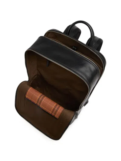 The Bridge Matteo Leather Backpack In Pattern