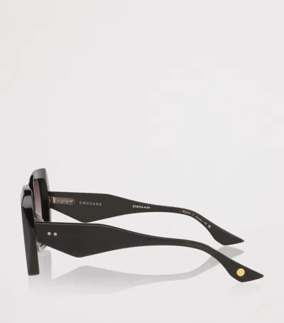 Dita Womens Black D4000482 Omsoana Irregular-frame Acetate Sunglasses In Brown