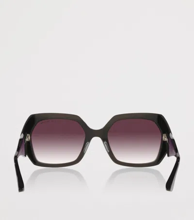 Dita Womens Black D4000482 Omsoana Irregular-frame Acetate Sunglasses In Brown